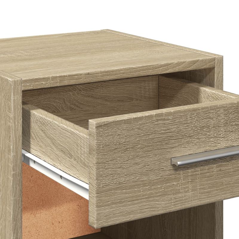 Casa si Gradina - Mobilier - Comode si corpuri - Noptiere - Noptiere, 2 buc., stejar sonoma, 35x34x65 cm, lemn prelucrat - Infinity.ro