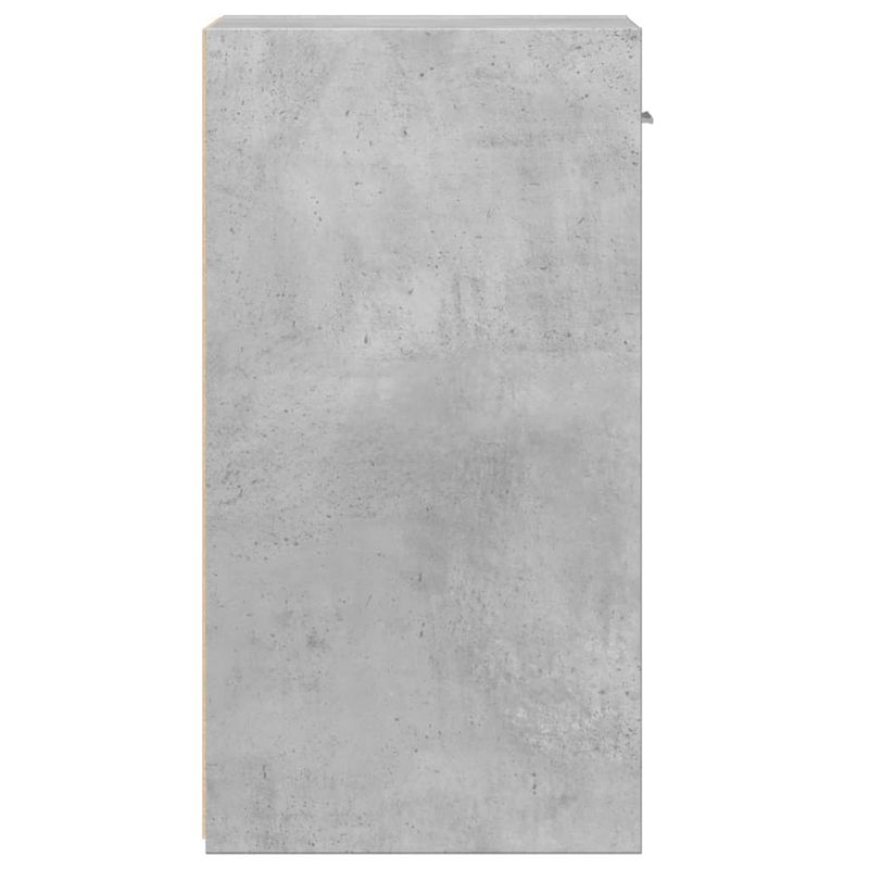Casa si Gradina - Mobilier - Comode si corpuri - Noptiere - Noptiere, 2 buc., gri beton, 35x34x65 cm, lemn prelucrat - Infinity.ro