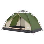 Sport si Outdoor - Camping - Corturi camping - Cort de camping cupola 2 persoane, setare rapida, verde - Infinity.ro