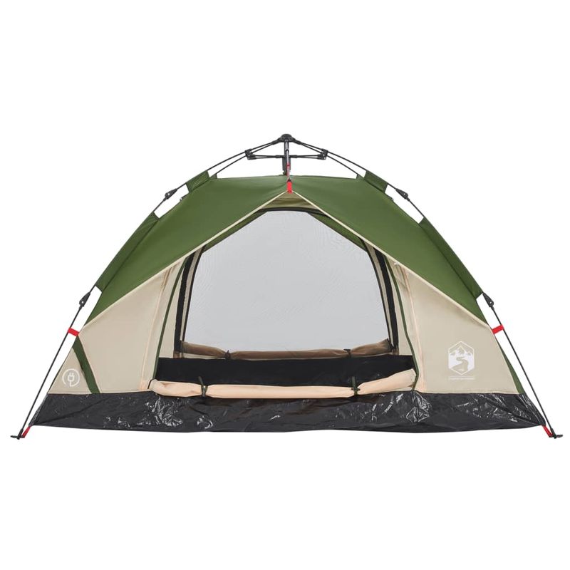 Sport si Outdoor - Camping - Corturi camping - Cort de camping cupola 2 persoane, setare rapida, verde - Infinity.ro