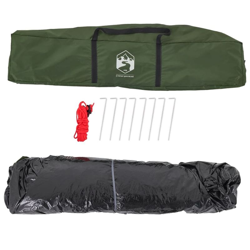 Sport si Outdoor - Camping - Corturi camping - Cort de camping cupola 2 persoane, setare rapida, verde - Infinity.ro