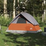Sport si Outdoor - Camping - Corturi camping - Cort de camping pentru 2 persoane, gri/portocaliu, impermeabil - Infinity.ro