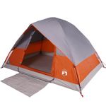 Sport si Outdoor - Camping - Corturi camping - Cort de camping pentru 2 persoane, gri/portocaliu, impermeabil - Infinity.ro