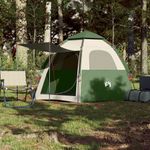Sport si Outdoor - Camping - Corturi camping - Cort de familie pentru 4 persoane verde setare rapida - Infinity.ro