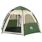 Sport si Outdoor - Camping - Corturi camping - Cort de familie pentru 4 persoane verde setare rapida - Infinity.ro