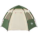 Sport si Outdoor - Camping - Corturi camping - Cort de familie pentru 4 persoane verde setare rapida - Infinity.ro