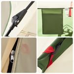 Sport si Outdoor - Camping - Corturi camping - Cort de familie pentru 4 persoane verde setare rapida - Infinity.ro