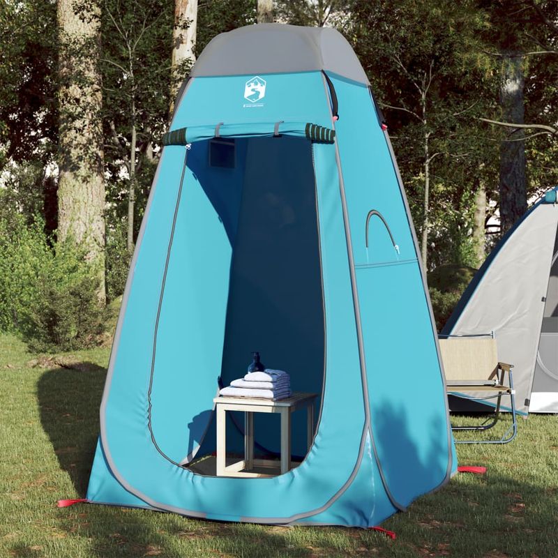 Sport si Outdoor - Camping - Corturi camping - Cort de intimitate pop-up, albastru, impermeabil - Infinity.ro