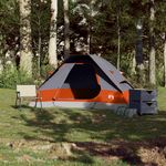 Sport si Outdoor - Camping - Corturi camping - Cort de camping pentru 2 persoane, gri/portocaliu, impermeabil - Infinity.ro