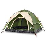 Sport si Outdoor - Camping - Corturi camping - Cort de camping cupola 3 persoane, setare rapida, verde - Infinity.ro