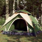 Sport si Outdoor - Camping - Corturi camping - Cort de camping cupola 3 persoane, setare rapida, verde - Infinity.ro