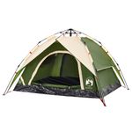 Sport si Outdoor - Camping - Corturi camping - Cort de camping cupola 3 persoane, setare rapida, verde - Infinity.ro