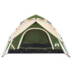 Sport si Outdoor - Camping - Corturi camping - Cort de camping cupola 3 persoane, setare rapida, verde - Infinity.ro