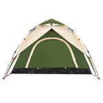 Sport si Outdoor - Camping - Corturi camping - Cort de camping cupola 3 persoane, setare rapida, verde - Infinity.ro
