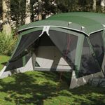 Sport si Outdoor - Camping - Corturi camping - Cort de camping cu veranda 4 persoane, verde, impermeabil - Infinity.ro