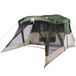Sport si Outdoor - Camping - Corturi camping - Cort de camping cu veranda 4 persoane, verde, impermeabil - Infinity.ro