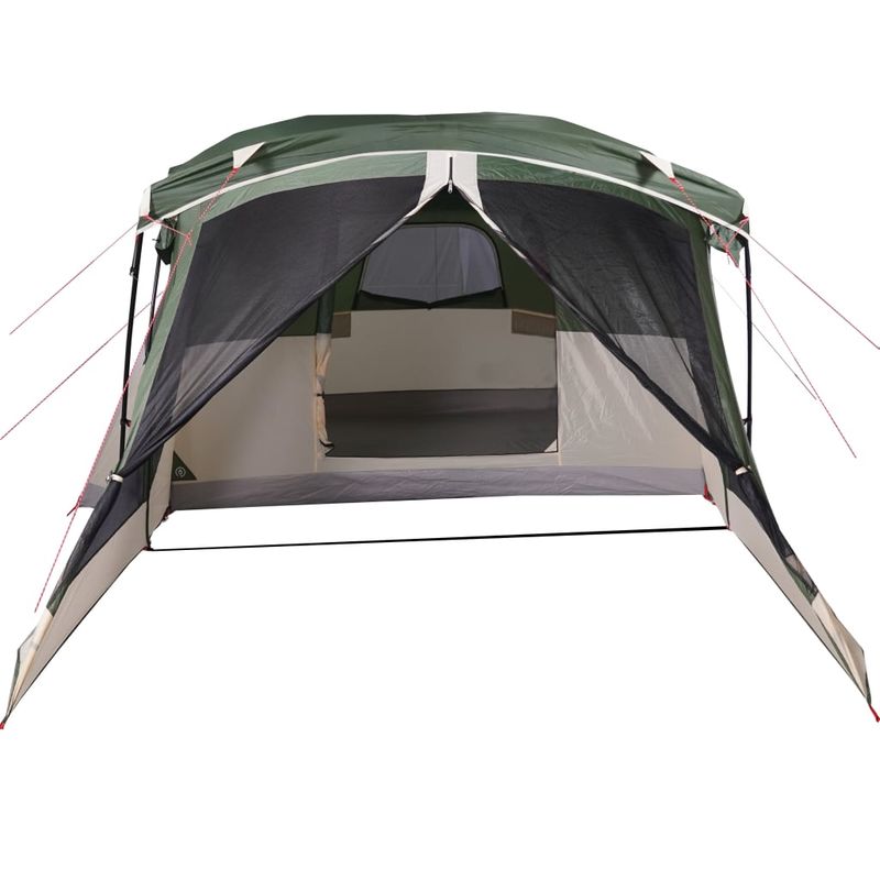 Sport si Outdoor - Camping - Corturi camping - Cort de camping cu veranda 4 persoane, verde, impermeabil - Infinity.ro