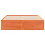 Casa si Gradina - Mobilier - Paturi si accesorii - Paturi - Cadru de pat, maro ceruit, 140x190 cm, lemn masiv de pin - Infinity.ro