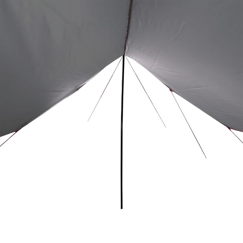 Sport si Outdoor - Camping - Copertine si adaposturi - Prelata de camping gri/portocaliu, 460x305x210 cm, impermeabila, material tafta - Infinity.ro