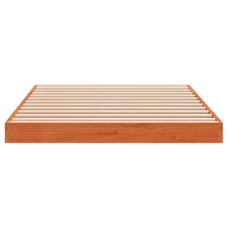 Casa si Gradina - Mobilier - Paturi si accesorii - Paturi - Cadru de pat, maro ceruit, 90x200 cm, lemn masiv de pin - Infinity.ro
