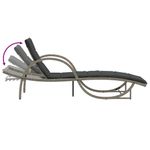 Casa si Gradina - Gradina si terasa - Mobilier exterior - Scaune si sezlonguri gradina - Sezlonguri de plaja cu perne, 2 buc., gri deschis, poliratan - Infinity.ro
