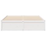 Casa si Gradina - Mobilier - Paturi si accesorii - Paturi - Cadru de pat, alb, 140x200 cm, lemn masiv de pin - Infinity.ro