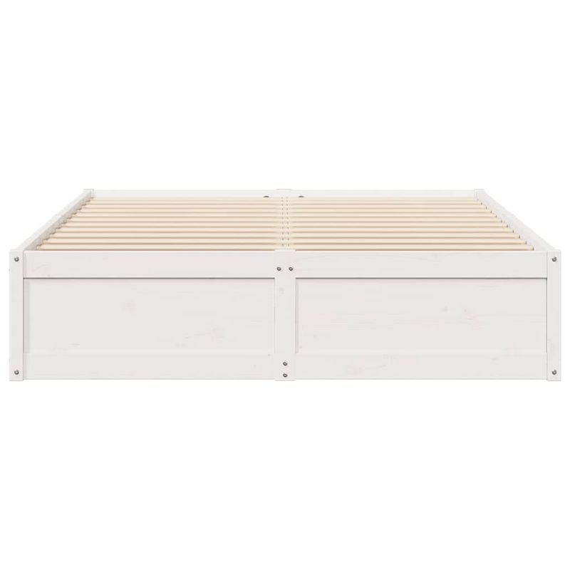 Casa si Gradina - Mobilier - Paturi si accesorii - Paturi - Cadru de pat, alb, 140x200 cm, lemn masiv de pin - Infinity.ro