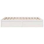 Casa si Gradina - Mobilier - Paturi si accesorii - Paturi - Cadru de pat, alb, 140x200 cm, lemn masiv de pin - Infinity.ro