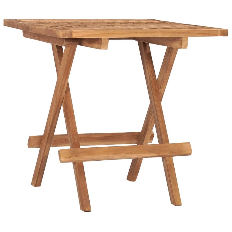 Casa si Gradina - Gradina si terasa - Mobilier exterior - Seturi mobila gradina - Set mobilier exterior pliabil cu perne, 3 piese, lemn masiv tec - Infinity.ro
