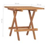 Casa si Gradina - Gradina si terasa - Mobilier exterior - Seturi mobila gradina - Set mobilier exterior pliabil cu perne, 3 piese, lemn masiv tec - Infinity.ro