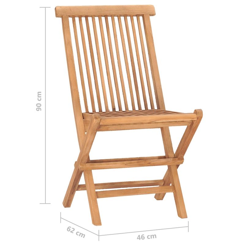 Casa si Gradina - Gradina si terasa - Mobilier exterior - Seturi mobila gradina - Set mobilier exterior pliabil cu perne, 3 piese, lemn masiv tec - Infinity.ro