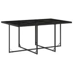 Casa si Gradina - Gradina si terasa - Mobilier exterior - Seturi mobila gradina - Set mobilier de gradina cu perne, 7 piese, negru, poliratan - Infinity.ro