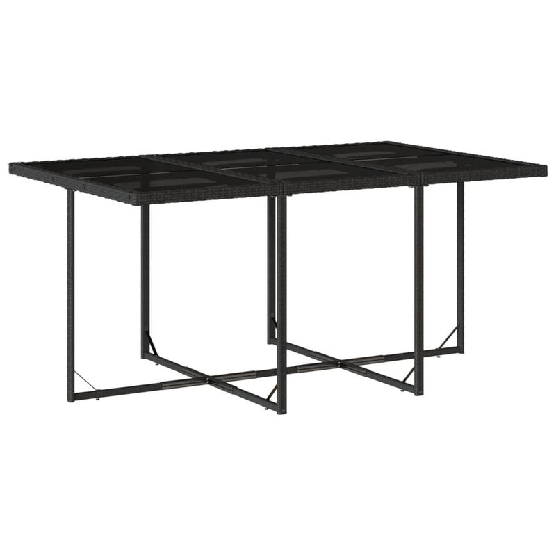 Casa si Gradina - Gradina si terasa - Mobilier exterior - Seturi mobila gradina - Set mobilier de gradina cu perne, 7 piese, negru, poliratan - Infinity.ro