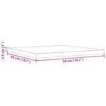 Casa si Gradina - Mobilier - Feronerie si accesorii mobila - Blat de masa patrat, 50x50x2,5 cm, lemn masiv de pin - Infinity.ro