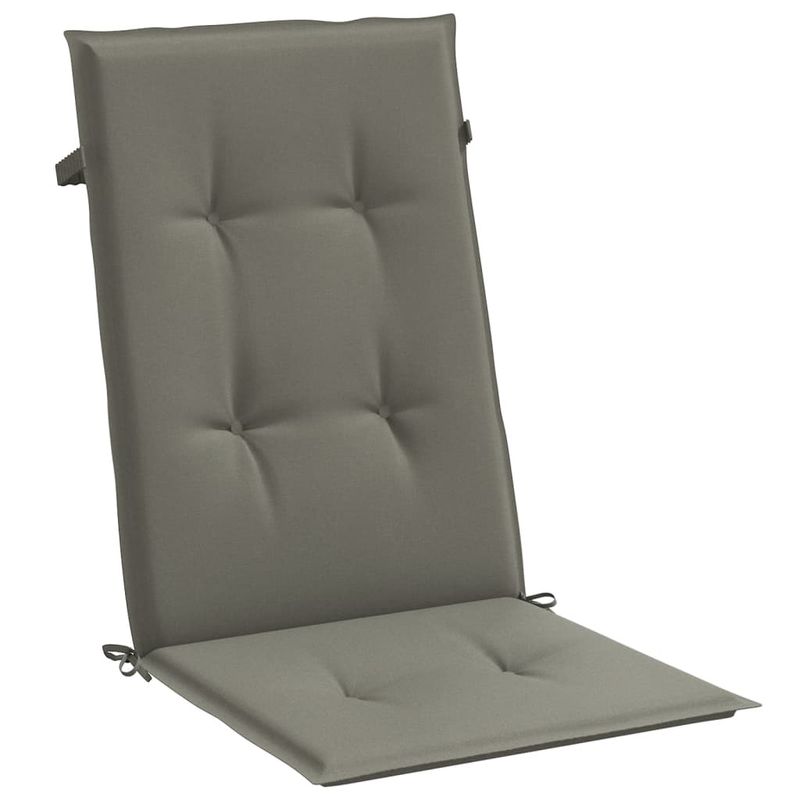 Casa si Gradina - Textile si covoare - Perne si pilote - Perne decorative - Perne scaun cu spatar inalt 4 buc. melanj gri 120x50x4cm textil, gri închis melange - Infinity.ro