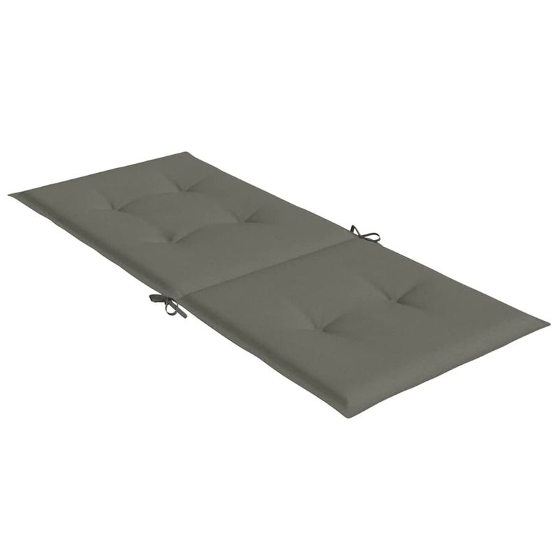 Casa si Gradina - Textile si covoare - Perne si pilote - Perne decorative - Perne scaun cu spatar inalt 4 buc. melanj gri 120x50x4cm textil, gri închis melange - Infinity.ro