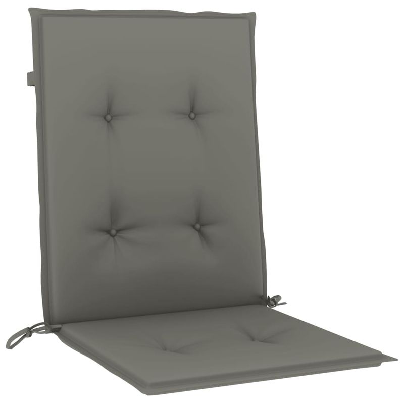 Casa si Gradina - Textile si covoare - Perne si pilote - Perne decorative - Perne scaun cu spatar scund 4 buc. melanj gri 100x50x4cm textil, gri închis melange - Infinity.ro