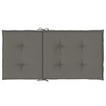 Casa si Gradina - Textile si covoare - Perne si pilote - Perne decorative - Perne scaun cu spatar scund 4 buc. melanj gri 100x50x4cm textil, gri închis melange - Infinity.ro