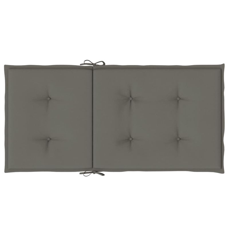 Casa si Gradina - Textile si covoare - Perne si pilote - Perne decorative - Perne scaun cu spatar scund 4 buc. melanj gri 100x50x4cm textil, gri închis melange - Infinity.ro