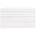 Casa si Gradina - Gradinarit si plante - Plante si ghivece - Ghivece si suporturi - Jardiniera de gradina, alb, 80x80x49,5 cm, lemn masiv de pin - Infinity.ro