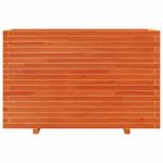 Casa si Gradina - Gradinarit si plante - Plante si ghivece - Ghivece si suporturi - Jardiniera de gradina, maro ceruit, 110x40x72cm, lemn masiv pin - Infinity.ro