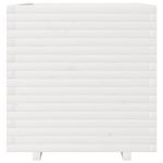 Casa si Gradina - Gradinarit si plante - Plante si ghivece - Ghivece si suporturi - Jardiniera de gradina, alb, 70x70x72,5 cm, lemn masiv de pin - Infinity.ro