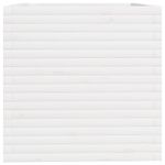 Casa si Gradina - Gradinarit si plante - Plante si ghivece - Ghivece si suporturi - Jardiniera de gradina, alb, 70x70x72,5 cm, lemn masiv de pin - Infinity.ro