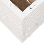 Casa si Gradina - Gradinarit si plante - Plante si ghivece - Ghivece si suporturi - Jardiniera de gradina, alb, 70x70x72,5 cm, lemn masiv de pin - Infinity.ro