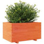 Casa si Gradina - Gradinarit si plante - Plante si ghivece - Ghivece si suporturi - Jardiniera gradina, maro ceruit, 90x60x49,5 cm, lemn masiv pin - Infinity.ro