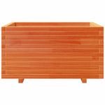 Casa si Gradina - Gradinarit si plante - Plante si ghivece - Ghivece si suporturi - Jardiniera gradina, maro ceruit, 90x60x49,5 cm, lemn masiv pin - Infinity.ro