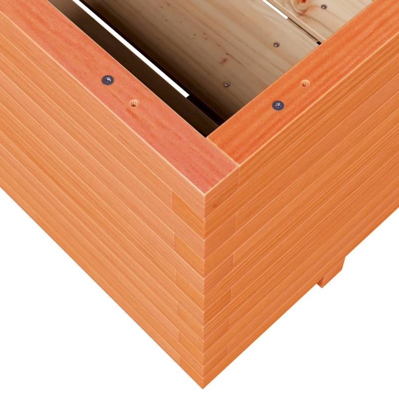 Casa si Gradina - Gradinarit si plante - Plante si ghivece - Ghivece si suporturi - Jardiniera gradina, maro ceruit, 90x60x49,5 cm, lemn masiv pin - Infinity.ro