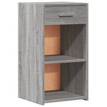 Casa si Gradina - Mobilier - Comode si corpuri - Noptiere - Noptiera, gri sonoma, 35x34x65 cm, lemn prelucrat - Infinity.ro