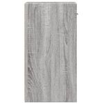 Casa si Gradina - Mobilier - Comode si corpuri - Noptiere - Noptiera, gri sonoma, 35x34x65 cm, lemn prelucrat - Infinity.ro
