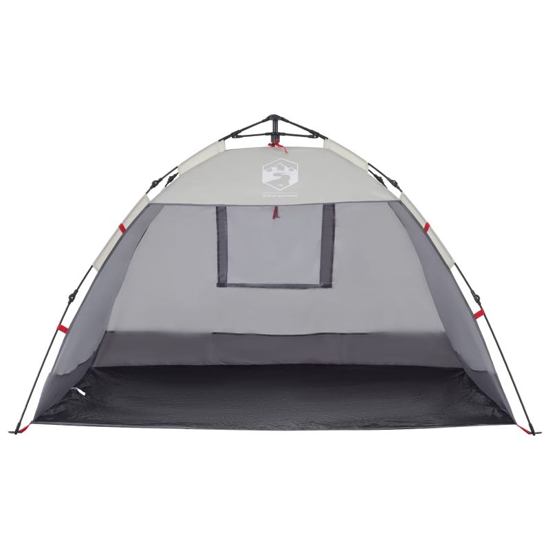 Sport si Outdoor - Camping - Corturi camping - Cort camping 2 persoane gri impermeabil setare rapida - Infinity.ro